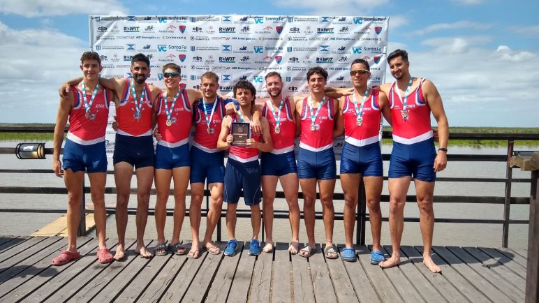El Club Mendoza de Regatas, en lo más alto del remo argentino