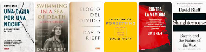 Algunos libros de David Rieff