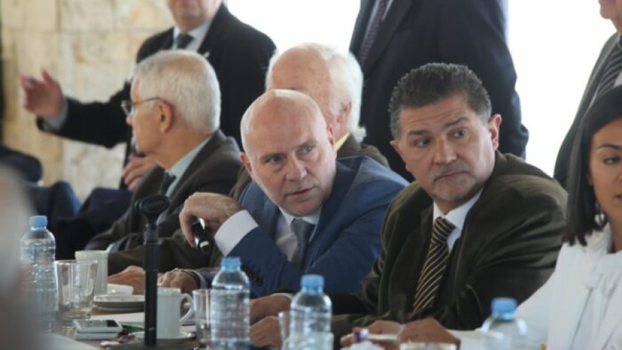 Integrantes de la Corte, en la Legislatura.