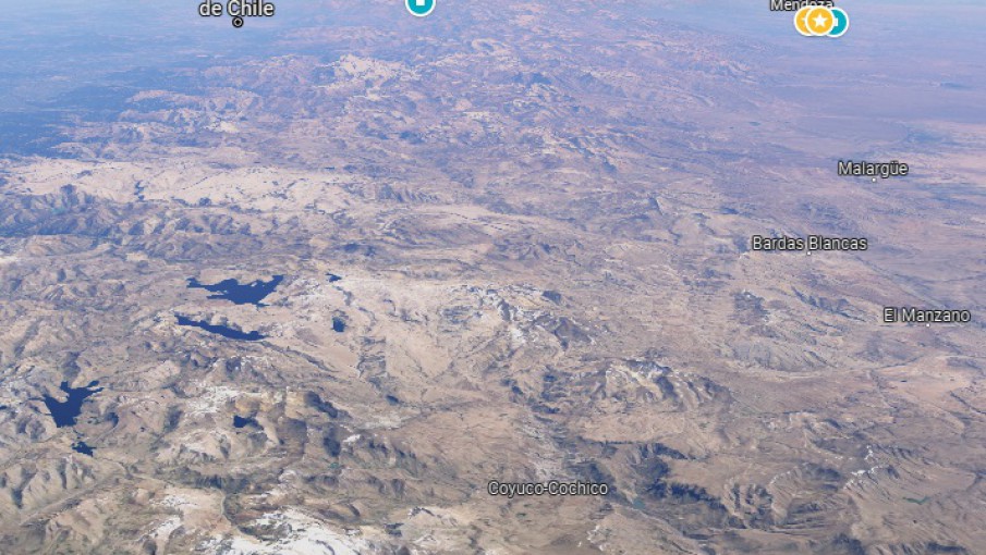 Así se ve el área en la que se impulsará la exploración minera en Mendoza