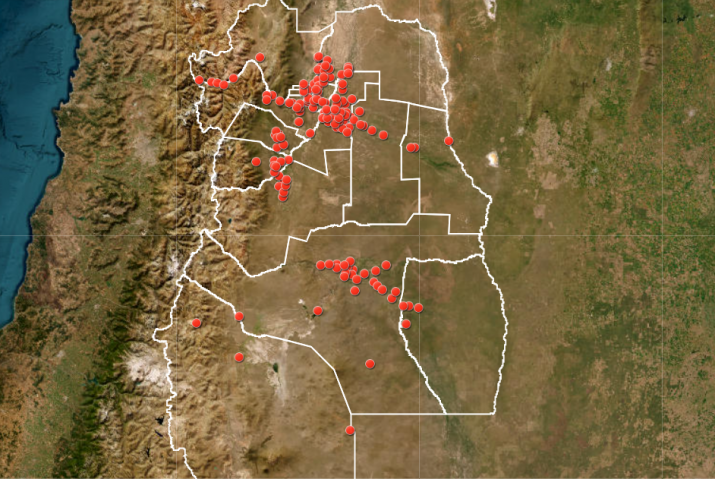 El MendoGoogle de la cobertura de comunicaciones y localidades El MendoGoogle de la cobertura de comunicaciones y localidades