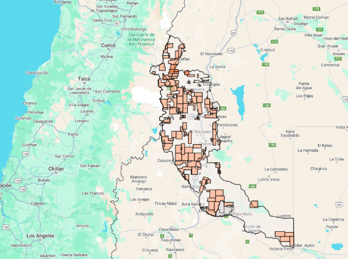 Distrito minero: el detalle técnico que indica hasta dónde llegarían los dueños actuales