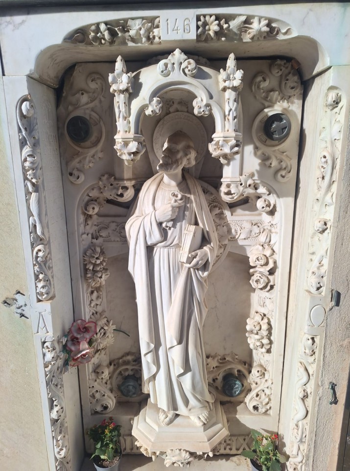 "El beso de la muerte" junto a todo el arte, la arquitectura y la historia en un cementerio