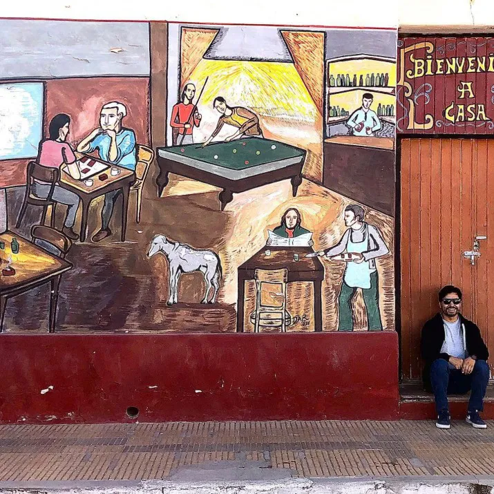 El autor en Jáchal.